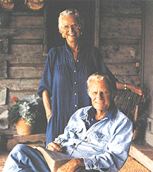 Ruth and

Billy Graham in a chair