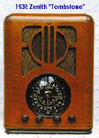 Zenith Tombstone radio