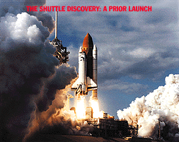 Space Shuttle Discovery Launches